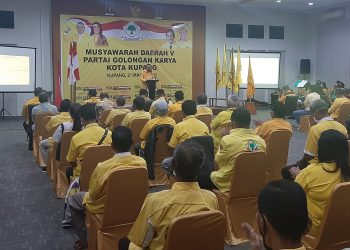 Jonas Salean Dipercaya Secara Aklamasi Untuk Pimpin Partai Golkar Kota Kupang