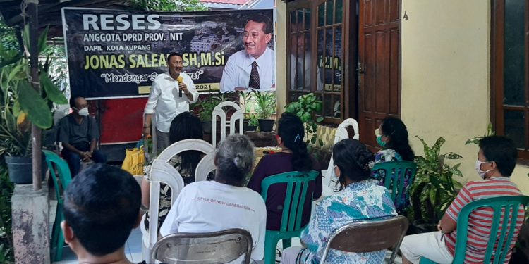 Reses, Jonas Salean Jaring Aspirasi Masyarakat Untuk Diperjuangkan