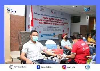 Peduli Terhadap Orang Terpapar Covid-19, Bank NTT Lakukan Aksi Donor Darah Massal