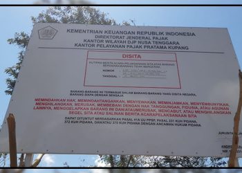 KPP Pratama Kupang Sita Aset Penunggak Pajak