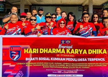 Lapas Perempuan Kelas 2B Kupang Semarakkan Hari Dharma Karya Dhika Dengan Bakti Sosial