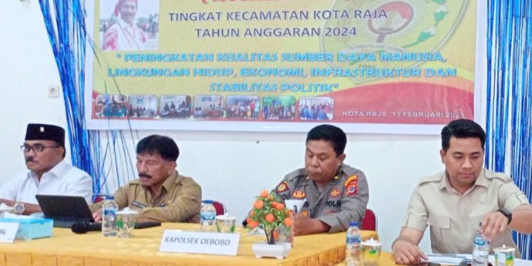 Camat Kota Raja Berharap Usulan Dari 8 Kelurahan Diakomodir Pemkot Kupang