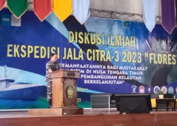 Pushidrosal TNI Angkatan Laut Gelar Diskusi Ilmiah Ekspedisi Jala Citra-3 2023 “Flores” 