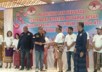 Pelantikan Badan Pengurus DPW Forum Pemuda NTT periode 2023 - 2028