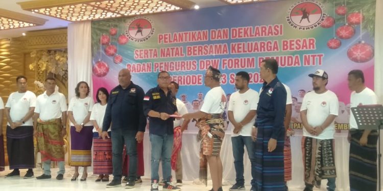 Pelantikan Badan Pengurus DPW Forum Pemuda NTT periode 2023 - 2028