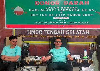 Jelang HBA 2024, Kejari TTS Gelar Donor Darah, Pengajian dan Bakti Sosial