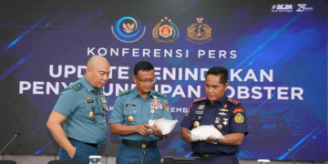 KKP Bersama TNI AL dan Bea Cukai Berhasil Gagalkan Penyelundupan BBL Senilai Rp12,15 Miliar