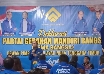 Deklarasi Partai Gema Bangsa di NTT, Nubatonis : Bangun Gema Bangsa Sama Dengan Membangun Daerah Dan Negara