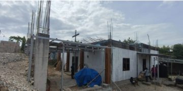 Dukung Pengembangan Iman, Yafet Horo Beri Bantuan Guna Pembangunan Gedung Gereja