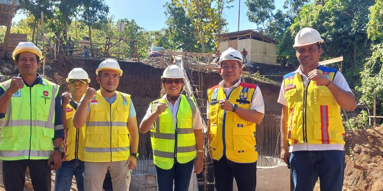 Ana Waha Kolin Sebut Pekerjaan Jembatan Bliko Sudah Sesuai Perencanaan