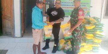 Gerakan Pangan Murah Bulog & TNI Kodim 1604/Kupang Sukses Di Gelar Di Desa Mulie