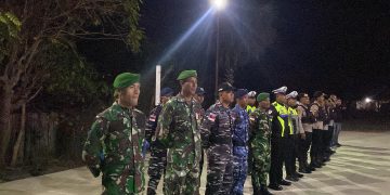 Apel Gabungan TNI-Polri & Satpol-PP Di Polsek Sabu Barat Jaga Keamanan Sabu Raijua