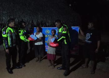 Sat Lantas Polres Sabu Raijua Gelar Bakti Sosial Peringati HUT Lalu Lintas ke-70