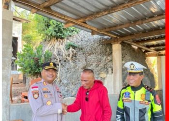 Satlantas Polres Sabu Raijua Gelar Anjangsana Sambut HUT Lalu Lintas ke-70