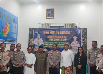 FORUM LINTAS AGAMA GELAR DOA BERSAMA PERINGATI HUT LALU LINTAS KE-70 DI SABU RAIJUA
