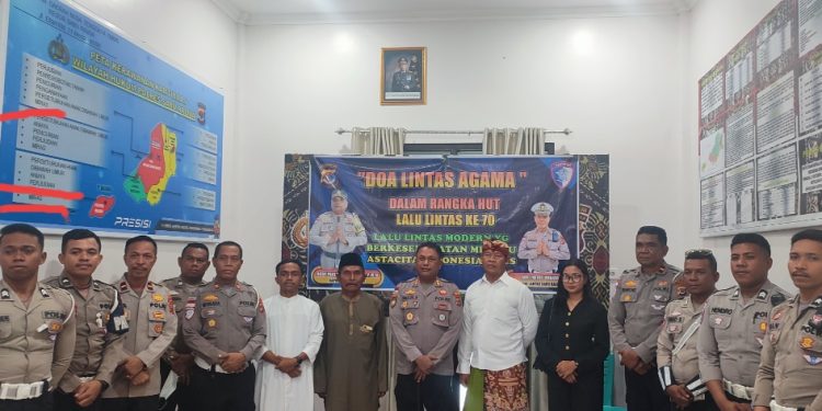 FORUM LINTAS AGAMA GELAR DOA BERSAMA PERINGATI HUT LALU LINTAS KE-70 DI SABU RAIJUA