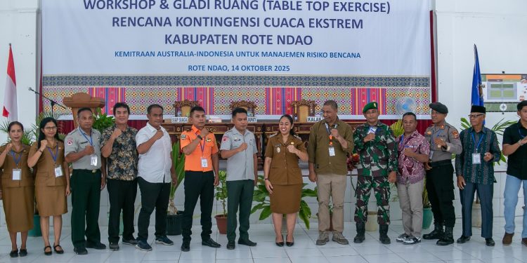 Pemkab Rote Ndao dan SIAP SIAGA NTT Gelar Workshop, Gladi Ruang, dan Gladi Lapangan Rencana Kontinjensi Cuaca Ekstrem