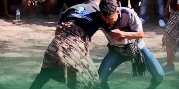 Gulat Sabu Jadi Pertunjukan Dalam Even Budaya Kelurahan Airnona