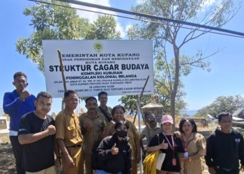 Dinas P dan K Kota Kupang Pasang Plang Situs Budaya di Eks Lokasi Pemakaman Belanda 