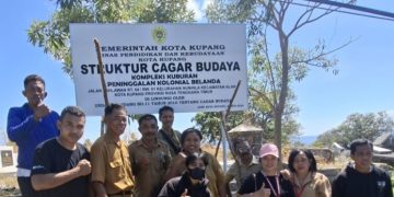Dinas P dan K Kota Kupang Pasang Plang Situs Budaya di Eks Lokasi Pemakaman Belanda 