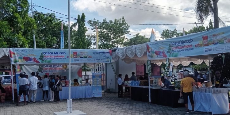 Jelang Nataru, Perum Bulog Kanwil NTT Gelar Pasar Murah