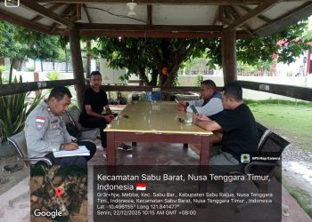 Pemuda Lintas Agama Seba Kota Gelar Rapat Koordinasi dengan Polsek Sabu Barat untuk Kamtibmas Menjelang Natal & Tahun Baru