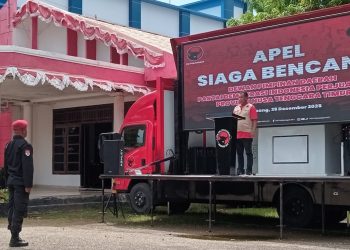 Siap Hadapi Ancaman Bencana Alam, DPD PDI Perjuangan NTT Gelar Apel Siaga