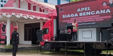 Siap Hadapi Ancaman Bencana Alam, DPD PDI Perjuangan NTT Gelar Apel Siaga