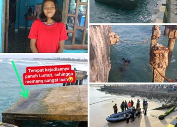 HARI KE -2 ELISABETH (15) KORBAN’ TENGELAM DI LAUT TAK KUNJUNG DI TEMUKAN.