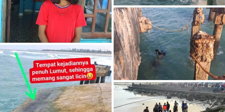 HARI KE -2 ELISABETH (15) KORBAN’ TENGELAM DI LAUT TAK KUNJUNG DI TEMUKAN.