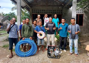 Beri Bantuan Mesin Pompa Air, Frans Aba Sebut NTT Punya Potensi Alam Yang Menjanjikan