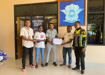 Santunan Rp50 Juta dari Satlantas Sabu Raijua untuk Keluarga Korban Laka   