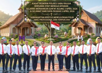 Satreskrim Polres Sabu Raijua Mengucapkan Selamat merayakan Jum’at Agung 3 April 2026 & Hari Raya Paskah 5 April 2026