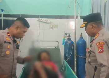 Ketegasan & Nurani , Momen Kapolres Sabu Raijua Temui Tersangka di RSUD