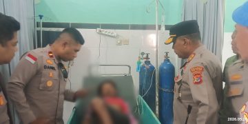 Ketegasan & Nurani , Momen Kapolres Sabu Raijua Temui Tersangka di RSUD