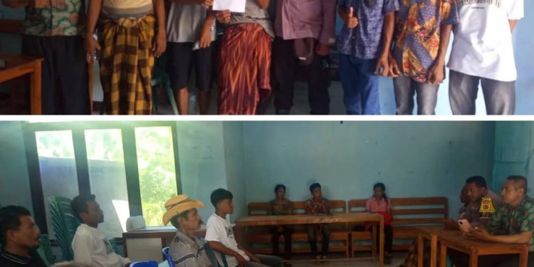 Babinkamtibmas Polsek Satim Mediasi Perselisihan Antarwarga dengan Penuh Kekeluargaan
