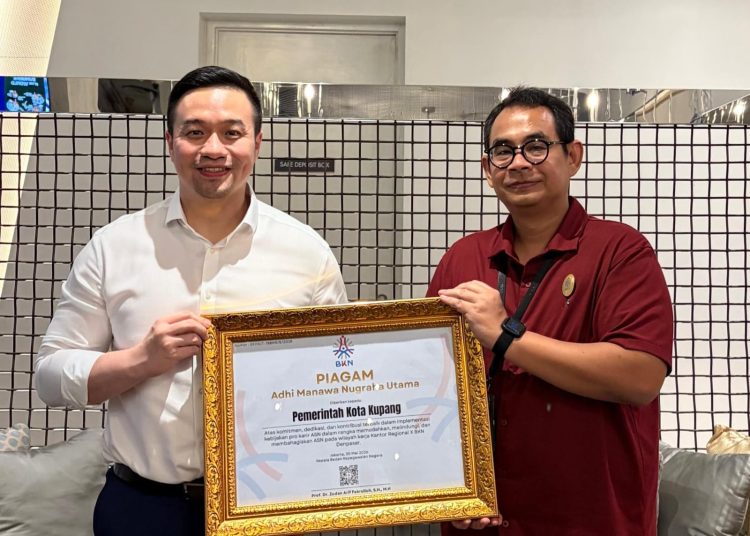 Wali Kota Kupang Raih Penghargaan Tertinggi BKN, Dinilai Berhasil Bangun Sistem Merit ASN