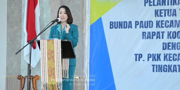 Dukung Program Kesehatan Melalui PKK, Ketua TP PKK Beri Apresiasi Kepada Wali Kota Kupang